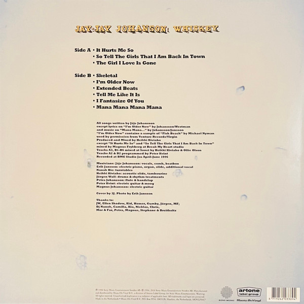 Jay-Jay Johanson - Whiskey | Music On Vinyl (MOVLP3667) - 2