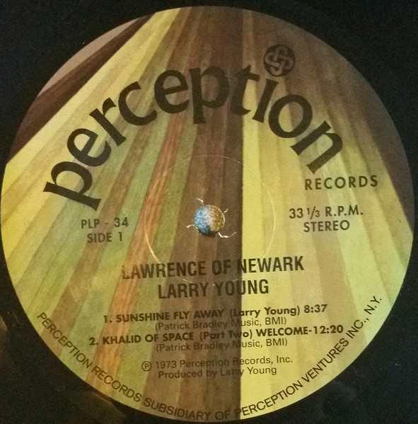 Larry Young - Lawrence Of Newark | Perception Records (PLP 34) - 3 Larry Young - Lawrence Of Newark | Perception Records (PLP 34) - 3