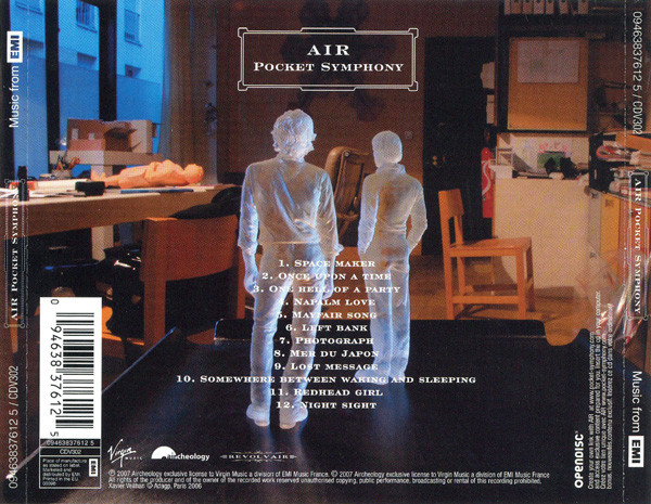 AIR - Pocket Symphony | Virgin (CDV302) - 3