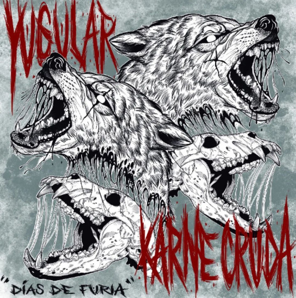 Karne Cruda , Yugular - Días De Furia - Vinilo Gris | Kamilosetas Muskaria (KM098-LP) - main Karne Cruda , Yugular - Días De Furia - Vinilo Gris | Kamilosetas Muskaria (KM098-LP) - main