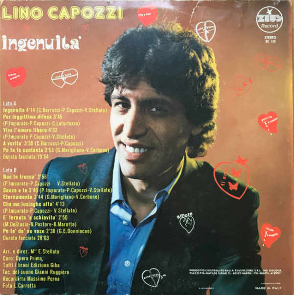 Lino Capozzi - Ingenuità | Zeus Record (BE 120) - 2 Lino Capozzi - Ingenuità | Zeus Record (BE 120) - 2