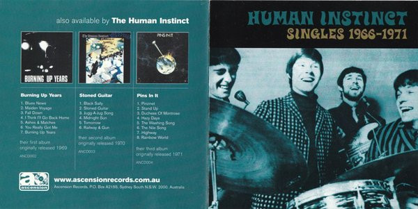 The Human Instinct - Singles 1966 –1971 CD | Ascension Records (ANCD 017) - 3 The Human Instinct - Singles 1966 –1971 CD | Ascension Records (ANCD 017) - 3