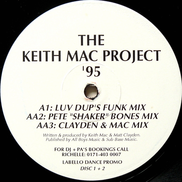 Keith Mac - De-Da-Da / Take Me To A Higher Love | Labello Dance (LAD 0195) - 2 Keith Mac - De-Da-Da / Take Me To A Higher Love | Labello Dance (LAD 0195) - 2