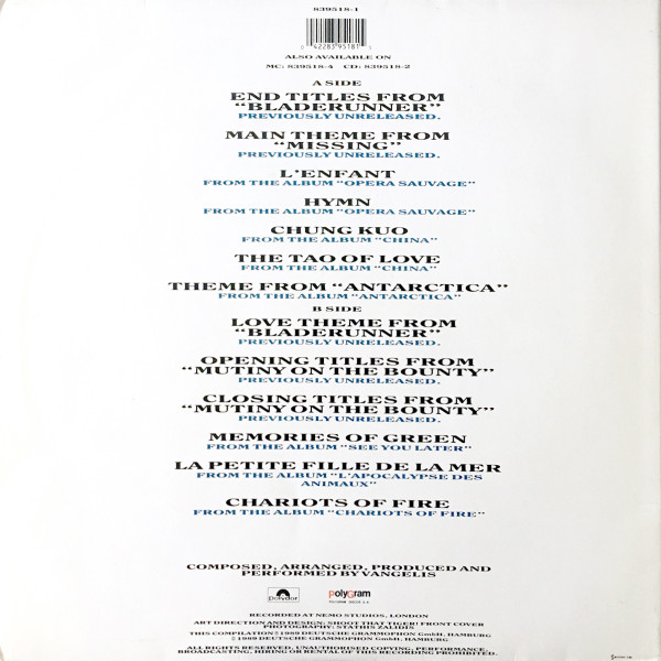 Vangelis - Themes | Polydor (839518-1) - 4 Vangelis - Themes | Polydor (839518-1) - 4