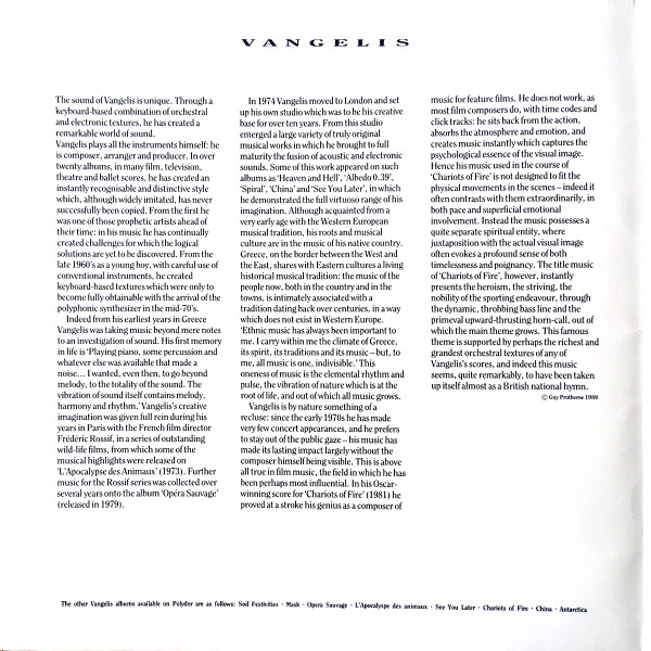 Vangelis - Themes | Polydor (839518-1) - 2 Vangelis - Themes | Polydor (839518-1) - 2