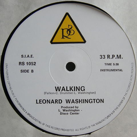 Leonard Washington - Walking | R. S. Records (RS 1052) - 3