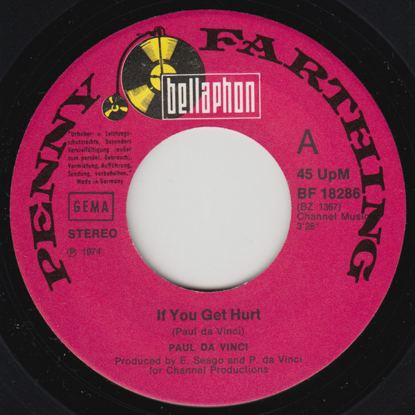 Paul Da Vinci - If You Get Hurt | Penny Farthing (BF 18286) - 3