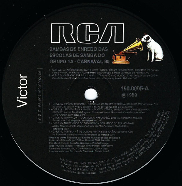 Various - Sambas De Enredo Das Escolas De Samba Do Grupo 1A - Carnaval 90 | RCA (150.0005) - 3 Various - Sambas De Enredo Das Escolas De Samba Do Grupo 1A - Carnaval 90 | RCA (150.0005) - 3