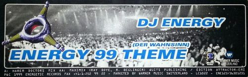 DJ Energy - Energy '99 Theme | Energetic Records (ENE123)