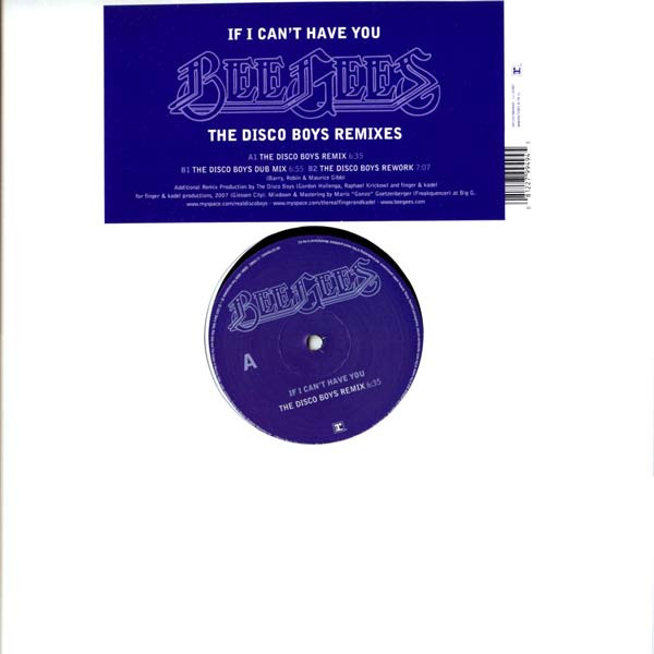 Bee Gees - If I Can't Have You (The Disco Boys Remixes) | Reprise Records (8122-79949-4)