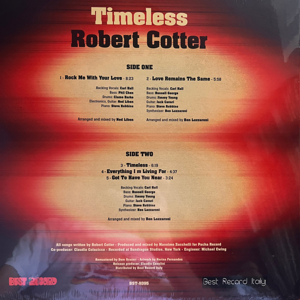 Robert Cotter - Timeless | Best Record (BT-X095)
