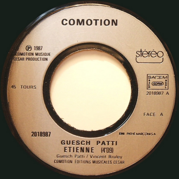 Guesch Patti - Etienne | Comotion Musique (2018987) - 2