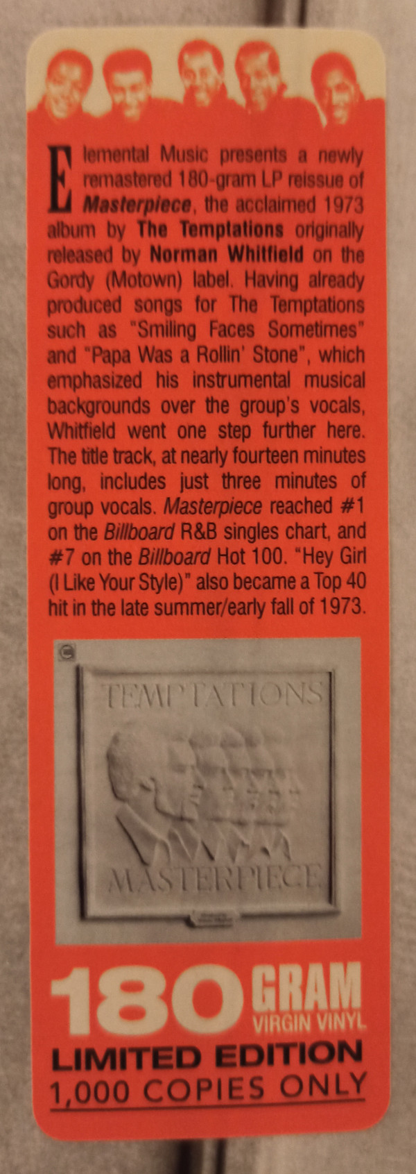 The Temptations - Masterpiece | Elemental Music (700172) - 2 The Temptations - Masterpiece | Elemental Music (700172) - 2