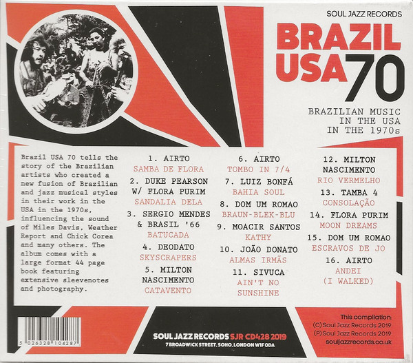 Various - Brazil USA 70 (Brazilian Music In The USA In The 1970s) | Soul Jazz Records (SJR CD428) - 2 Various - Brazil USA 70 (Brazilian Music In The USA In The 1970s) | Soul Jazz Records (SJR CD428) - 2