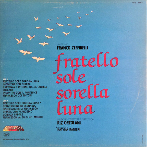 Riz Ortolani - Fratello Sole Sorella Luna | Paramount Records (ORL 8482) - 2 Riz Ortolani - Fratello Sole Sorella Luna | Paramount Records (ORL 8482) - 2
