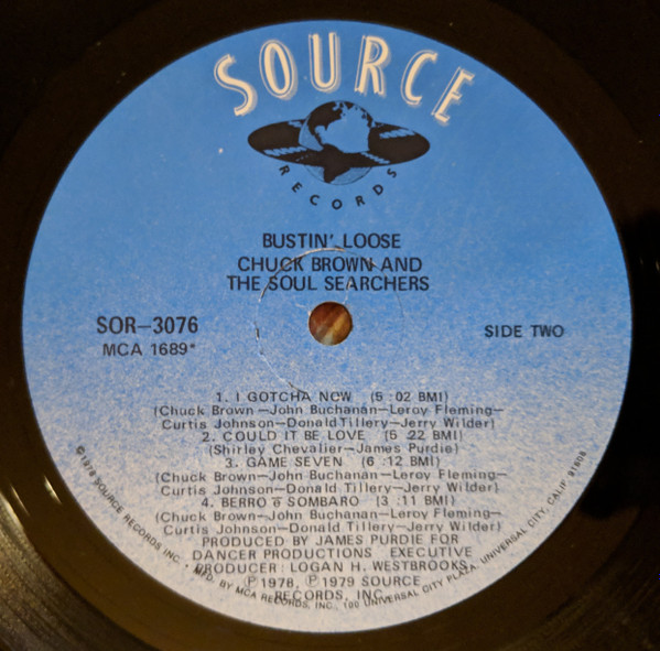 Chuck Brown & The Soul Searchers - Bustin' Loose | Source Records (SOR-3076) - 4 Chuck Brown & The Soul Searchers - Bustin' Loose | Source Records (SOR-3076) - 4