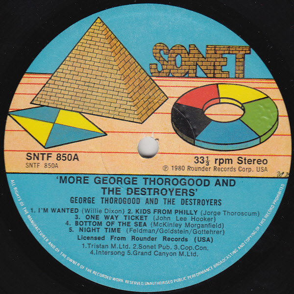More George Thorogood And The Destroyers