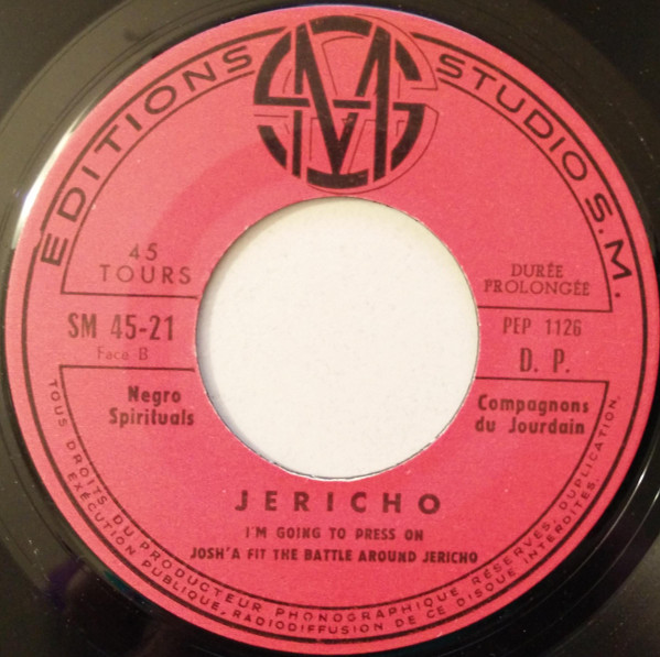 Les Compagnons Du Jourdain - Negro Spirituals | Editions Studio S.M. (SM 45-21) - 4