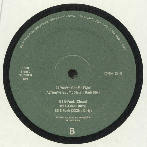 Maniax Traxxx - You've Got Me Flyin' / E-Funk | DBH Music (DBH-008)