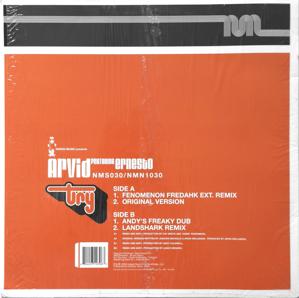 Arvid Niklasson Featuring Ernesto - Try | Naked Music Recordings (NMS030/NMN1030) - 2