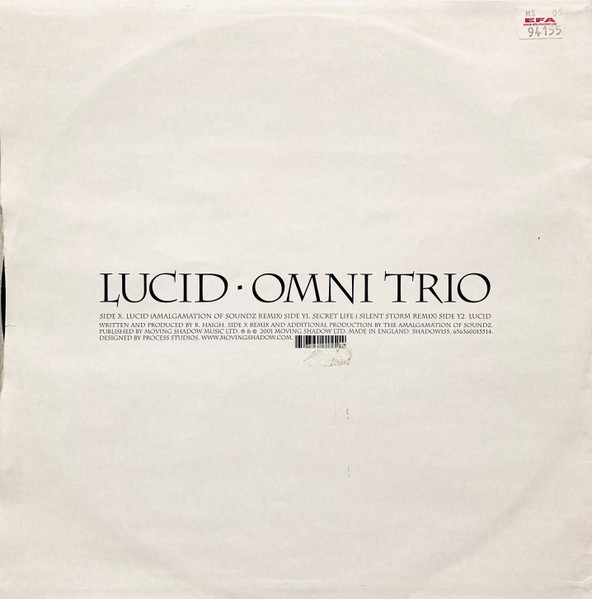 Omni Trio - Lucid (The Amalgamation Of Soundz Remix) | Moving Shadow (SHADOW 155) - 2 Omni Trio - Lucid (The Amalgamation Of Soundz Remix) | Moving Shadow (SHADOW 155) - 2