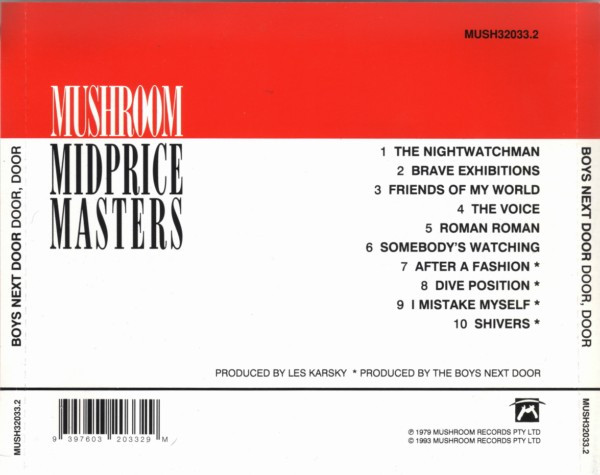 The Boys Next Door - Door, Door CD | Mushroom (MUSH32033.2) - 2 The Boys Next Door - Door, Door CD | Mushroom (MUSH32033.2) - 2