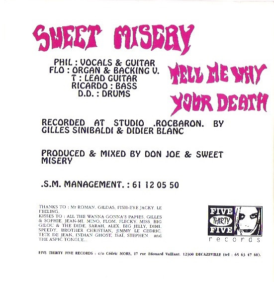 Sweet Misery - Tell Me Why | Five Thirty Five Records (002) - 2 Sweet Misery - Tell Me Why | Five Thirty Five Records (002) - 2