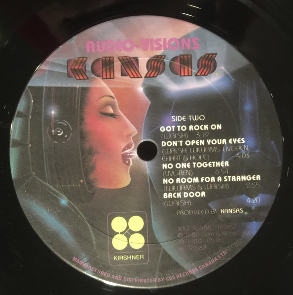 Kansas - Audio-Visions | Kirshner (XFZ 36588) - 4