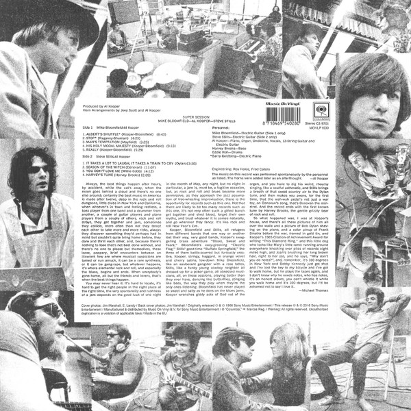 Mike Bloomfield / Al Kooper / Stephen Stills - Super Session | Music On Vinyl (MOVLP 1530)