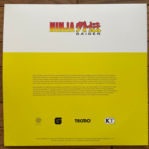 Various - Ninja Gaiden The Definitive Soundtrack Vol. 2 | Brave Wave (GS-004) - 4 Various - Ninja Gaiden The Definitive Soundtrack Vol. 2 | Brave Wave (GS-004) - 4