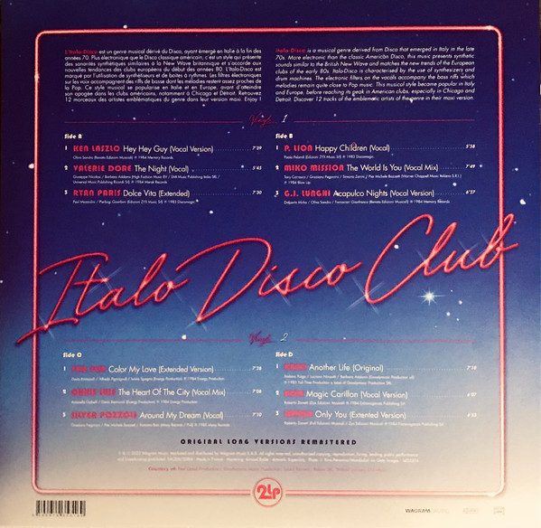 Various - Italo Disco Club | Wagram Music (3435316) - 2