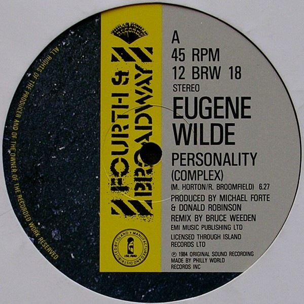 Eugene Wilde - Personality | 4th & Broadway (12 BRW 18) - 3