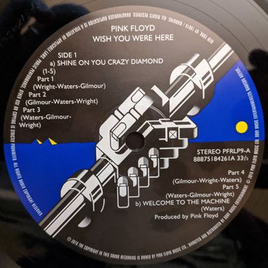 Pink Floyd - Wish You Were Here | Pink Floyd Records (PFRLP9) - 3 Pink Floyd - Wish You Were Here | Pink Floyd Records (PFRLP9) - 3