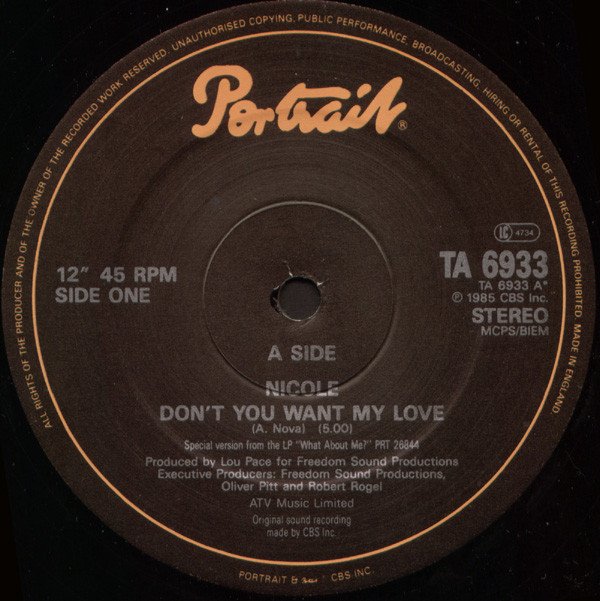 Nicole J McCloud - Don't You Want My Love? | Portrait (TA 6933) - 2