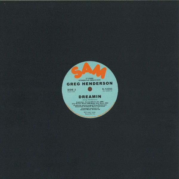 Greg Henderson - Dreamin | Sam Records (S-12353) - 2 Greg Henderson - Dreamin | Sam Records (S-12353) - 2