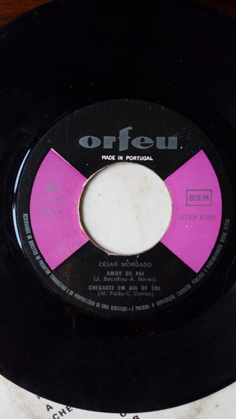 César Morgado - Amor De Pai | Orfeu (ATEP 6361) - 3