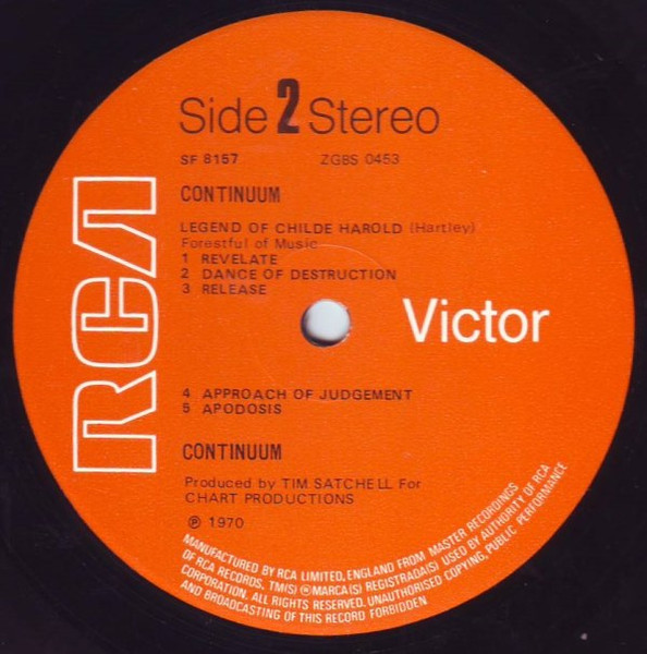 Continuum - Continuum | RCA Victor (SF 8157) - 4 Continuum - Continuum | RCA Victor (SF 8157) - 4