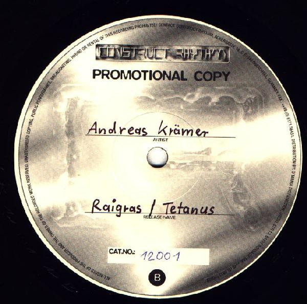 Andreas Krämer - Resorption | Construct Rhythm (CR12001) - 2