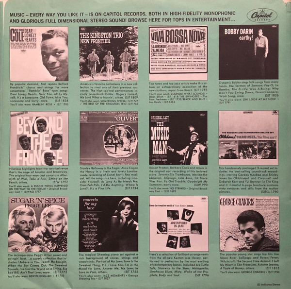 Laurindo Almeida & The Bossa Nova Allstars - It's A Bossa Nova World: International Hits In Jazz Samba Arrangements | Capitol Records (ST 1946) - 4 Laurindo Almeida & The Bossa Nova Allstars - It's A Bossa Nova World: International Hits In Jazz Samba Arrangements | Capitol Records (ST 1946) - 4