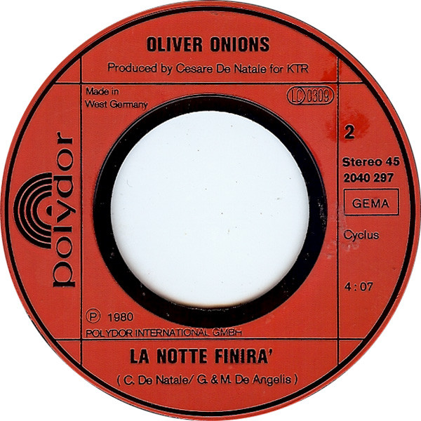 Oliver Onions - Lulu' | Polydor (2040 297) - 4