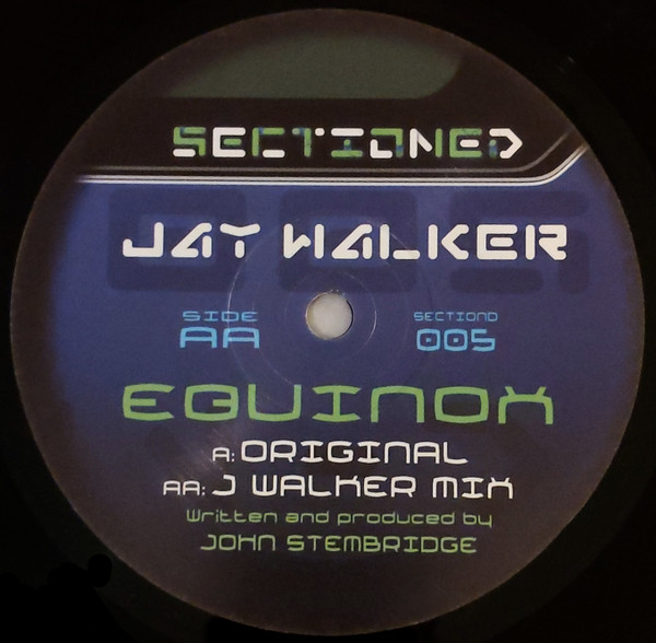 J K Walker - Equinox | Sectioned Recordings (SECTIOND005) - main