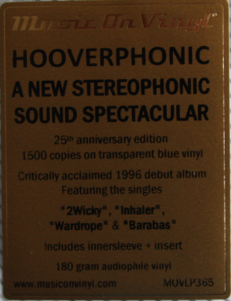 Hooverphonic - A New Stereophonic Sound Spectacular | Music On Vinyl (MOVLP365) - 4