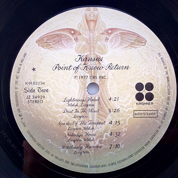 Kansas - Point Of Know Return | Kirshner (KIR 82234) - 4 Kansas - Point Of Know Return | Kirshner (KIR 82234) - 4