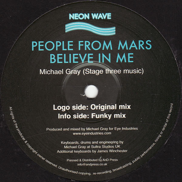 People From Mars - Believe In Me | Neon Wave (NEONWAVE005)