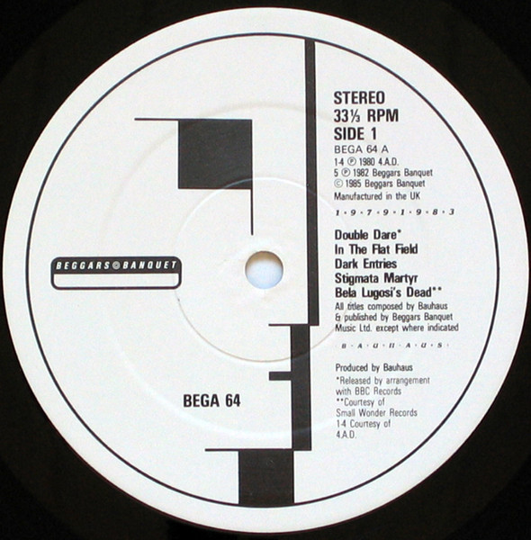 Bauhaus - 1979-1983 | Beggars Banquet (BEGA 64) - 4