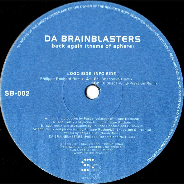 Da Brainblasters - Back Again (Theme Of Sphere) | Sector Beatz (SB-002) - 2 Da Brainblasters - Back Again (Theme Of Sphere) | Sector Beatz (SB-002) - 2
