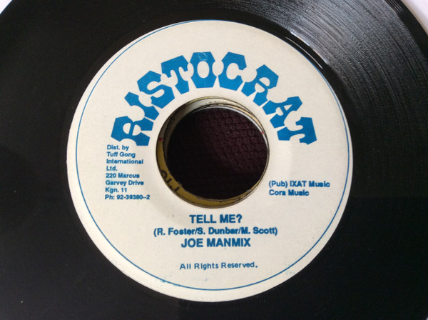 Joe Mannix - Tell Me? | Ristocrat (none)