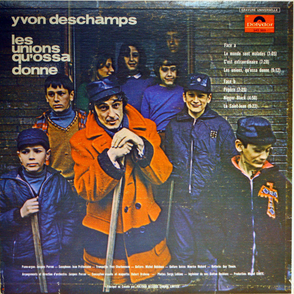 Yvon Deschamps - Les Unions Qu'ossa Donne | Polydor (542.503) - 2 Yvon Deschamps - Les Unions Qu'ossa Donne | Polydor (542.503) - 2