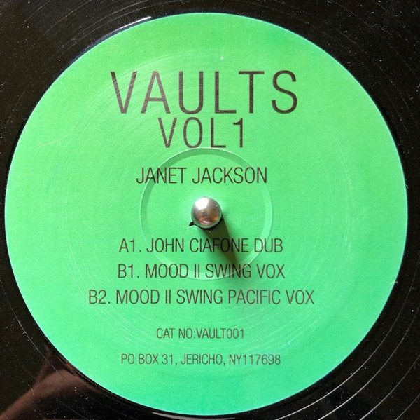 Janet Jackson - Vaults Vol 1 | Not On Label (VAULT001)