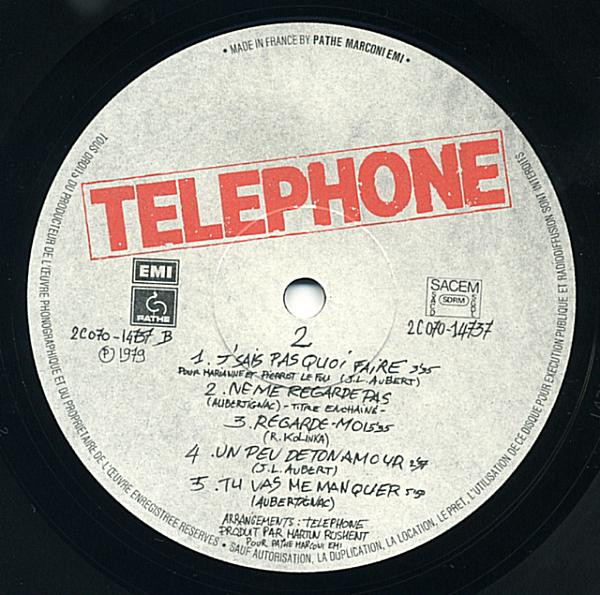 Téléphone - Crache Ton Venin | Pathé (2C070-14737) - 3
